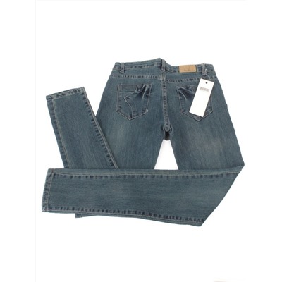 8830 BLUE Джинсы женские (90% хлопок, 10% эластан)