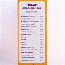 Набор первоклассника 38 предметов «Набор отличника»