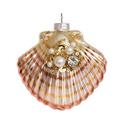 Ракушка Жемчужница "Острова Океании" (стекло) 7,5х3,5х7,5 см