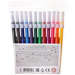 Фломастеры 12 цветов ErichKrause light, в футляре с европодвесом