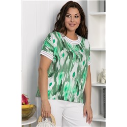 Блуза Лаванда (зеленая) Б13865-1М
