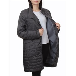 K-532 DK. GRAY Куртка демисезонная стеганая женская (70 гр. холлофайбер)