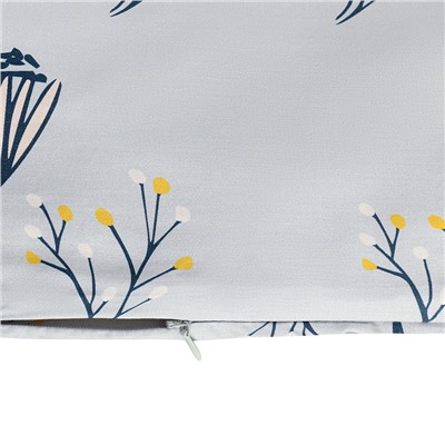 Комплект постельного белья "Полевые цветы" из премиального сатина из коллекции Russian North, 150х200 см