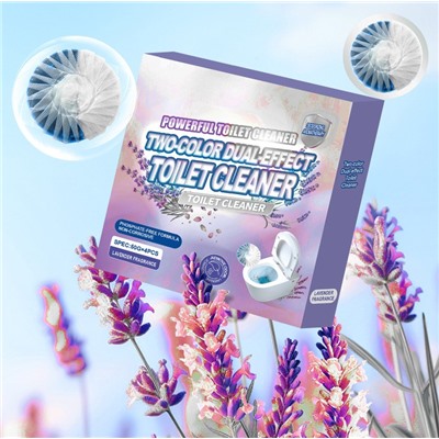 Таблетки очищающие для сливного бачка унитаза ЛАВАНДА, набор 4 шт. по 50 гр.