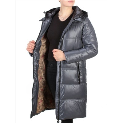 2193 DARK GREY Куртка зимняя женская AIKESDFRS (200 гр. холлофайбера)