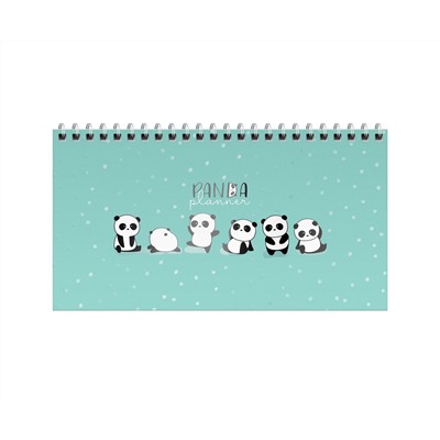 Планер недатированный, 64л., 165*85мм, на гребне MESHU "Funny panda"