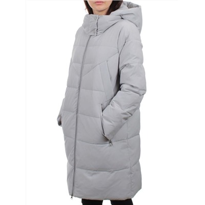 98720 LT. GRAY Пальто зимнее женское (холлофайбер 150 гр.)