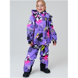 Комплект зимний для девочки: куртка, полукомбинезон