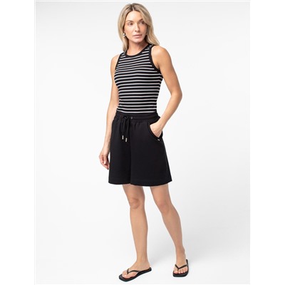 Шорты из тонкого премиального футера с эластаном