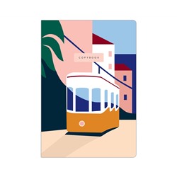 Тетрадь 40л., А5, точка на сшивке Greenwich Line "Journeys", твин-лак, тон. блок 80г/м2