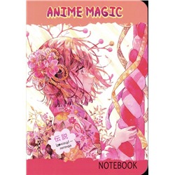 Блокнот Аnime Magic (обложка девочка с цветком в волосах)