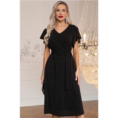 Платье вечернее Мелодия любви (черное) П14494-4М