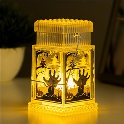 Фигурка светящаяся RISALUX «Хэллоуин», LED-ночник, 1 Вт, 3×LR44, 6×6×10.5 см, МИКС