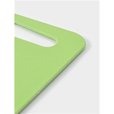 Доска разделочная Доляна, пластик, прямоугольная, 22×13 см, зелёная