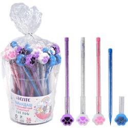 Карандаш ч/г сегментный "deVENTE. Cat Paw" HB пластик 10 сегм 5035000/36/Китай