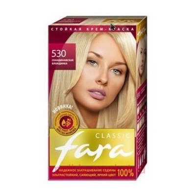 РК Fara Classic Краска для волос тон 530 скандинавский блондин