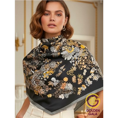Платок шелковый большой "Парижанка" Арт 2428/41