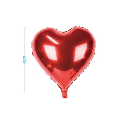 Шар фольгированный "Romance heart", (45 см)