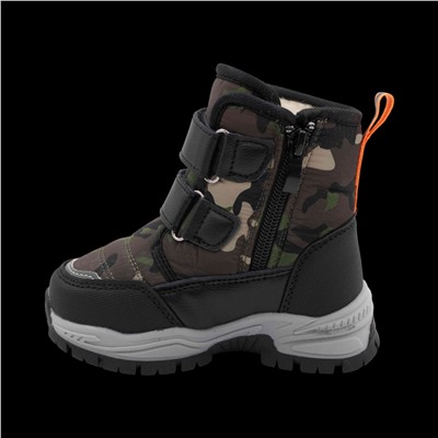 Ботинки на меху С7719-9 хаки