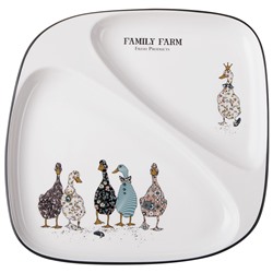 ТАРЕЛКА ОБЕДЕННАЯ LEFARD "FAMILY FARM" 2 СЕКЦИИ 26*2,5 СМ (КОР=12ШТ.)