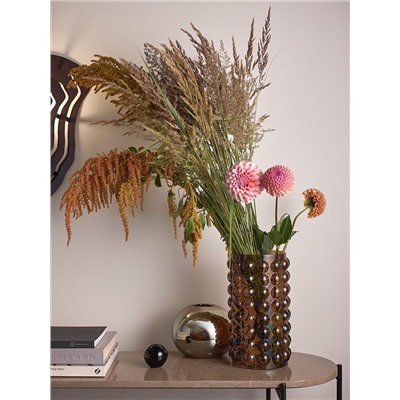 Ваза Molecule, 28 см, сепия