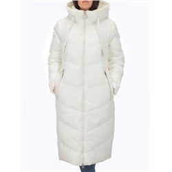 126 WHITE Пальто зимнее женское (200 гр. холлофайбер)