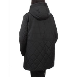 F-804 BLACK Куртка демисезонная женская (100 гр. холлофайбер)