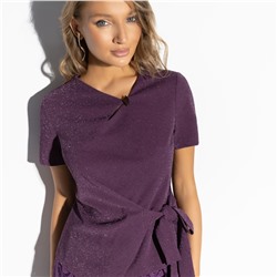 Костюм с юбкой нарядный, Больше чем стиль (2 в 1, фиолетовый)