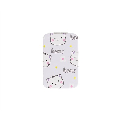 Зеркальце карманное складное MESHU "Hameow"