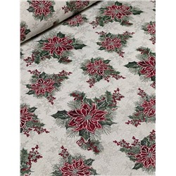 Пуансетия серебро Ткань 280 см 2105773