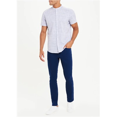 Skinny Fit Twill Trousers