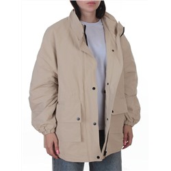 3089 BEIGE Куртка демисезонная женская (100 гр. холлофайбер)