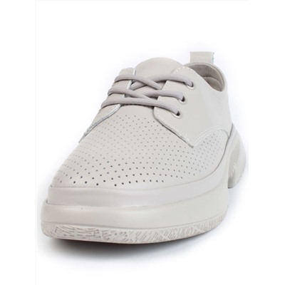 03-PDXL140-3 GRAY Кроссовки женские (натуральная кожа)