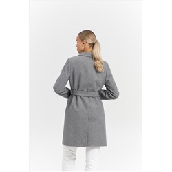 Пальто женское демисезонное 25570 (пепельный/ёлочка)