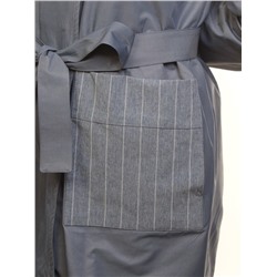 9016 GRAY/BLUE Ветровка женская (60% полиэстер, 40% хлопок)