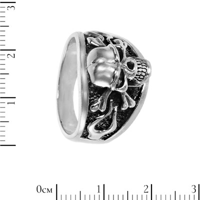 Печатка 'Пират' серебряная ТЗК.103БКN