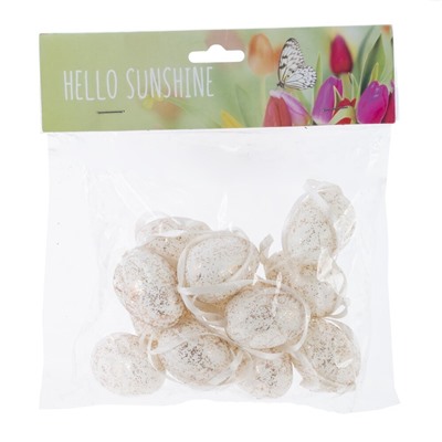 GAEM Набор из 12-ти изделий декоративных подвесных "Яйцо" (3*4), L16 W5 H16 см