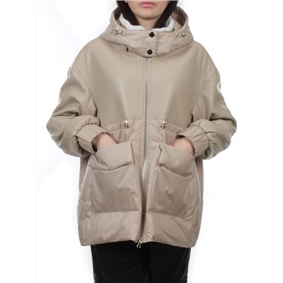 H24-210 BEIGE Куртка демисезонная женская (100 гр. холлофайбер)