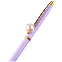 Ручка шариковая автоматическая MESHU "Lilac jewel" синяя, 1,0мм