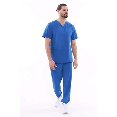 Топ медицинский мужской 6-77-15-1 / Curly 13 Cobalt blue