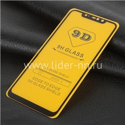 Защитное стекло на экран для Xiaomi Redmi Note 6 Pro 5-10D (ELTRONIC) черное
