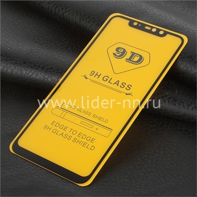 Защитное стекло на экран для Xiaomi Redmi Note 6 Pro 5-10D (ELTRONIC) черное