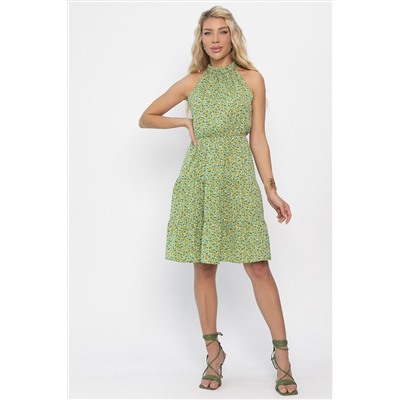 Платье Алюния (зеленое) П13821-36М