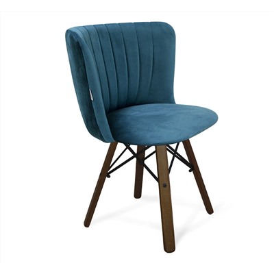 Стул SHT-ST36-1/S70
                        тихий океан / темный орех / черный муар