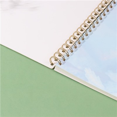 Фотоальбом на спирали 20 листов «Время года», объёмный элемент и 4 вкладки, 24×24 см