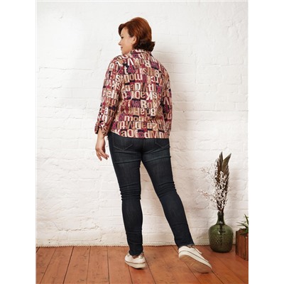 Рубашка Церри бордовый ИвК