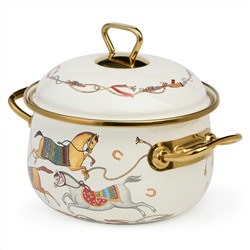 КАСТРЮЛЯ LEFARD ЭМАЛИРОВАННАЯ С КРЫШКОЙ, СЕРИЯ PASSAGE, 2,1Л, ДИА.16СМ ПОДХОДИТ ДЛЯ ИНДУК.ПЛИТ