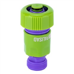 Соединитель-адаптер пластмассовый, 3/4, внешняя резьба, соединитель шланга 3/4 Palisad