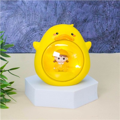 Ночник «Baby duck», yellow (10 см), пластик
