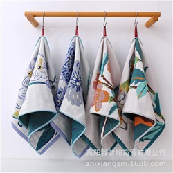 Zhiyang towels, floral creative gauze children's towels, baby face towels, full moon banquet souvenirs, wholesale children's towels